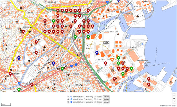 ドラッグストアチェーンの開店地予想（前回の画像の再掲）